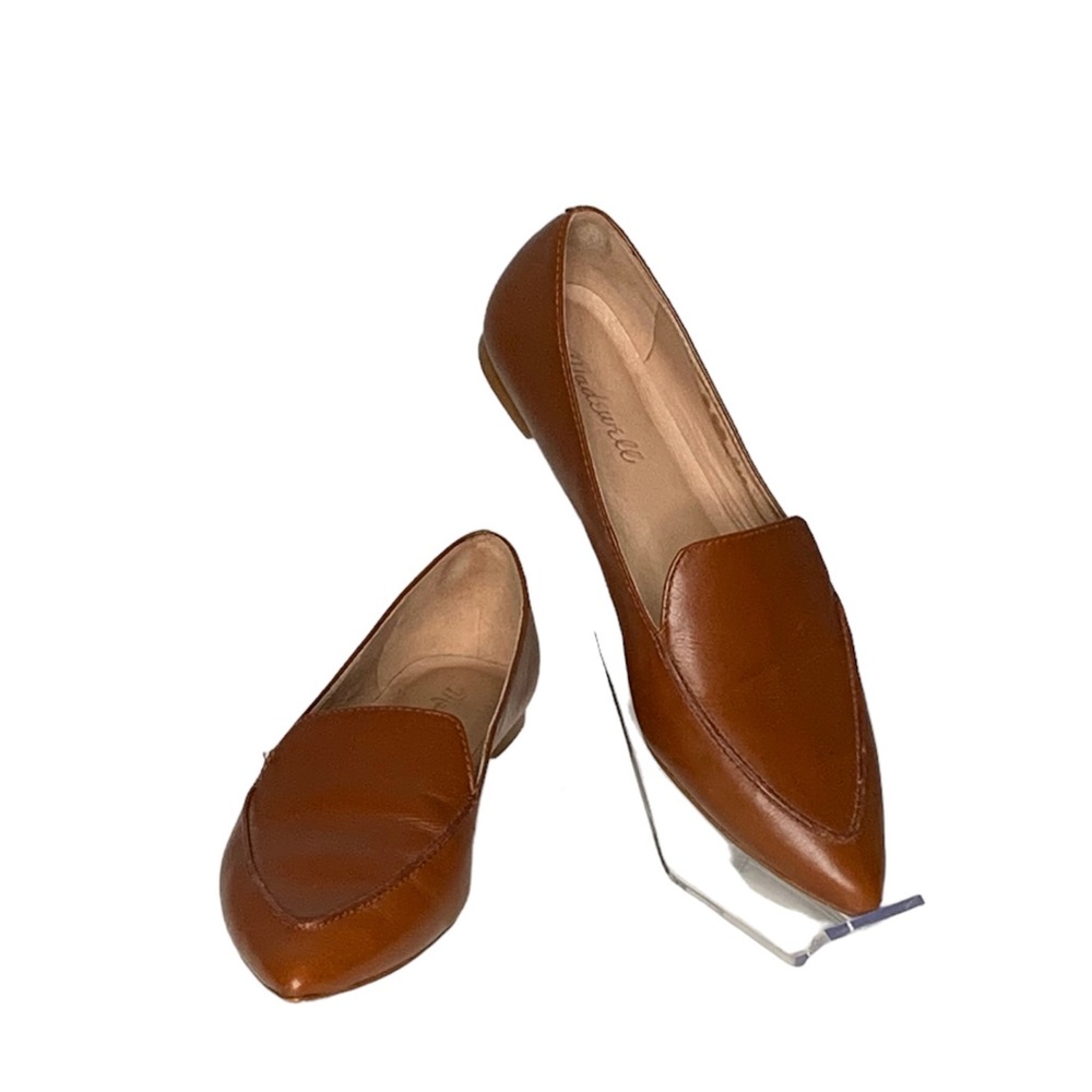 Madewell Lou Loafer in brown Leather. Size 8